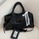 Black Balenciaga Medium Classic City Bag