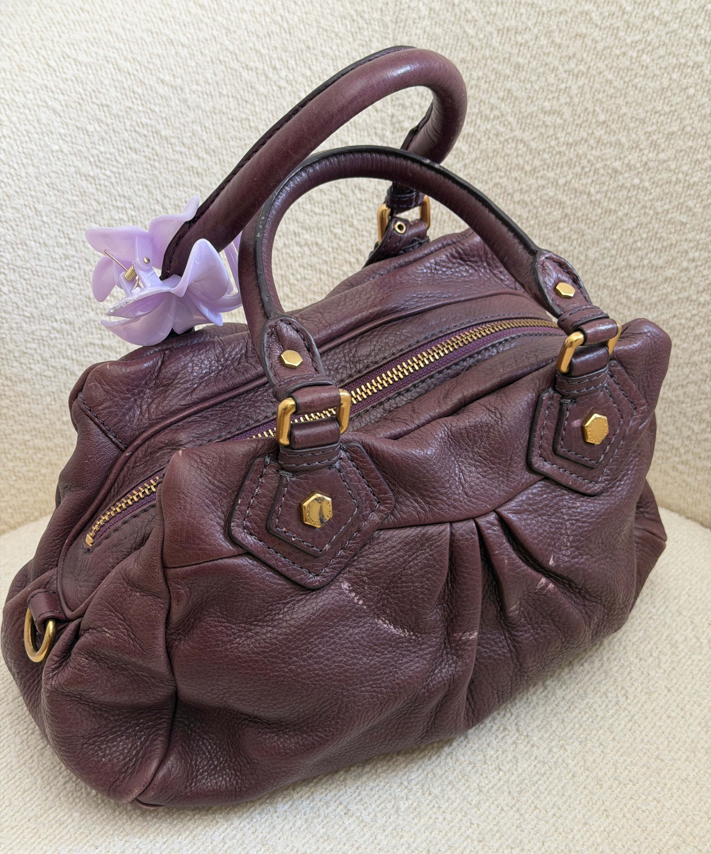 Purple Marc Jacobs Baby Groove Bag