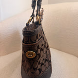 Coach Brown Signature Gallery Tote Bag