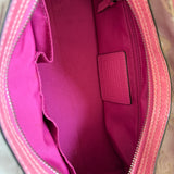 Pink Signature Satchel Bag