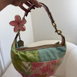 Coach Spring Patchwork Hobo Shoulder Bag