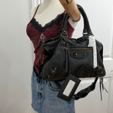 Black Balenciaga Medium Classic City Bag