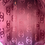 Chanel 2003 Camellia Perforated Patent Red Shoulder Bag