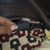 Brown Leather Gucci Mini D-Ring Shoulder Bag