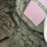 Rare Pink Leather Mini Hobo Bag