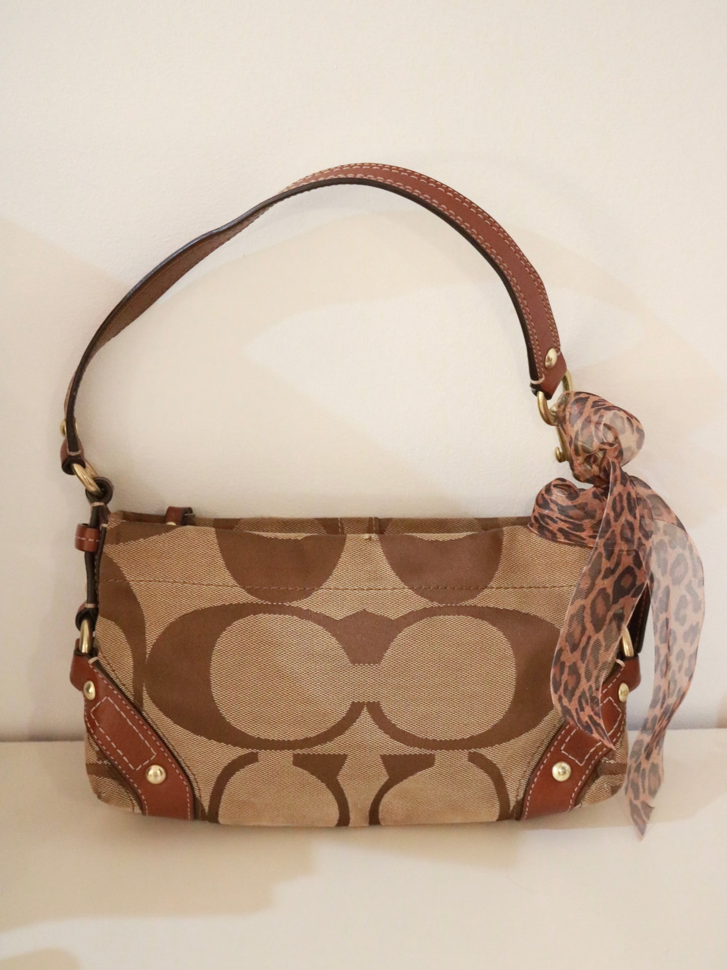 Coach Brown Mini Carly Bag