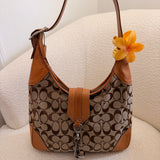Coach British Tan Hamptons Signature Hobo Bag