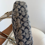 Coach Denim Signature Legacy Duffle Bag
