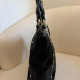 Coach Black Signature Studded Tote Bag