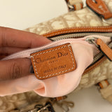 White Dior Romantique Mini Barrel Bag