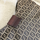 Fendi Zucchino Hobo Shoulder Bag