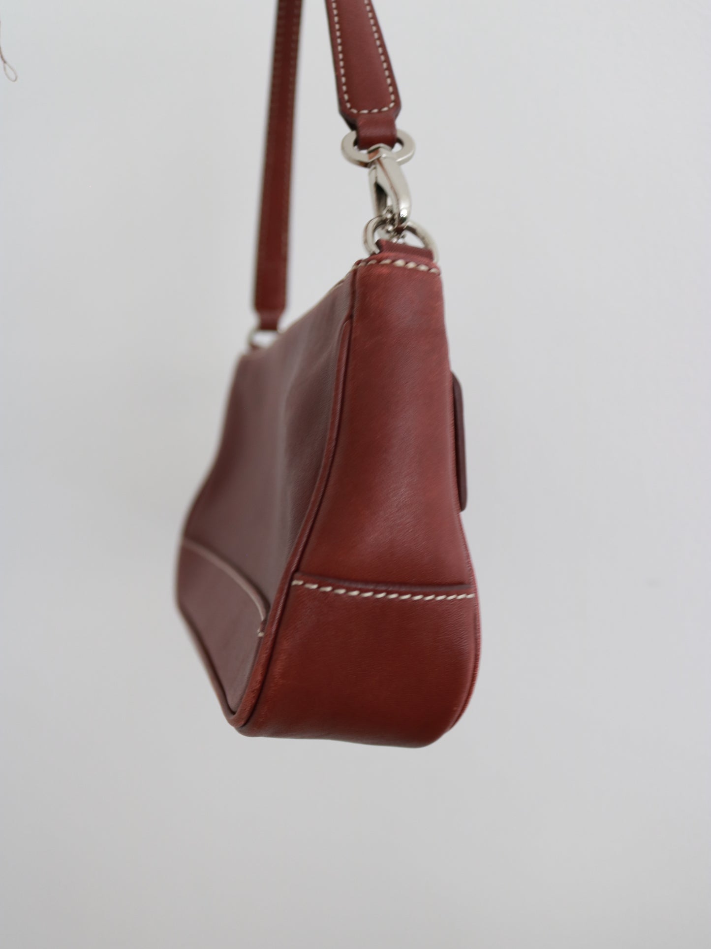 Coach Burgundy Demi Hamptons Bag