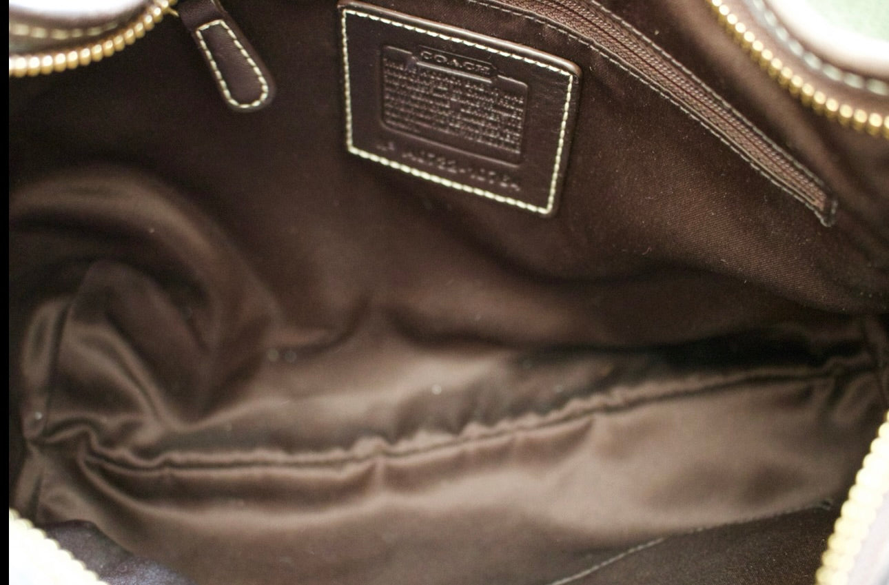 Coach Brown Signature Ergo Bag