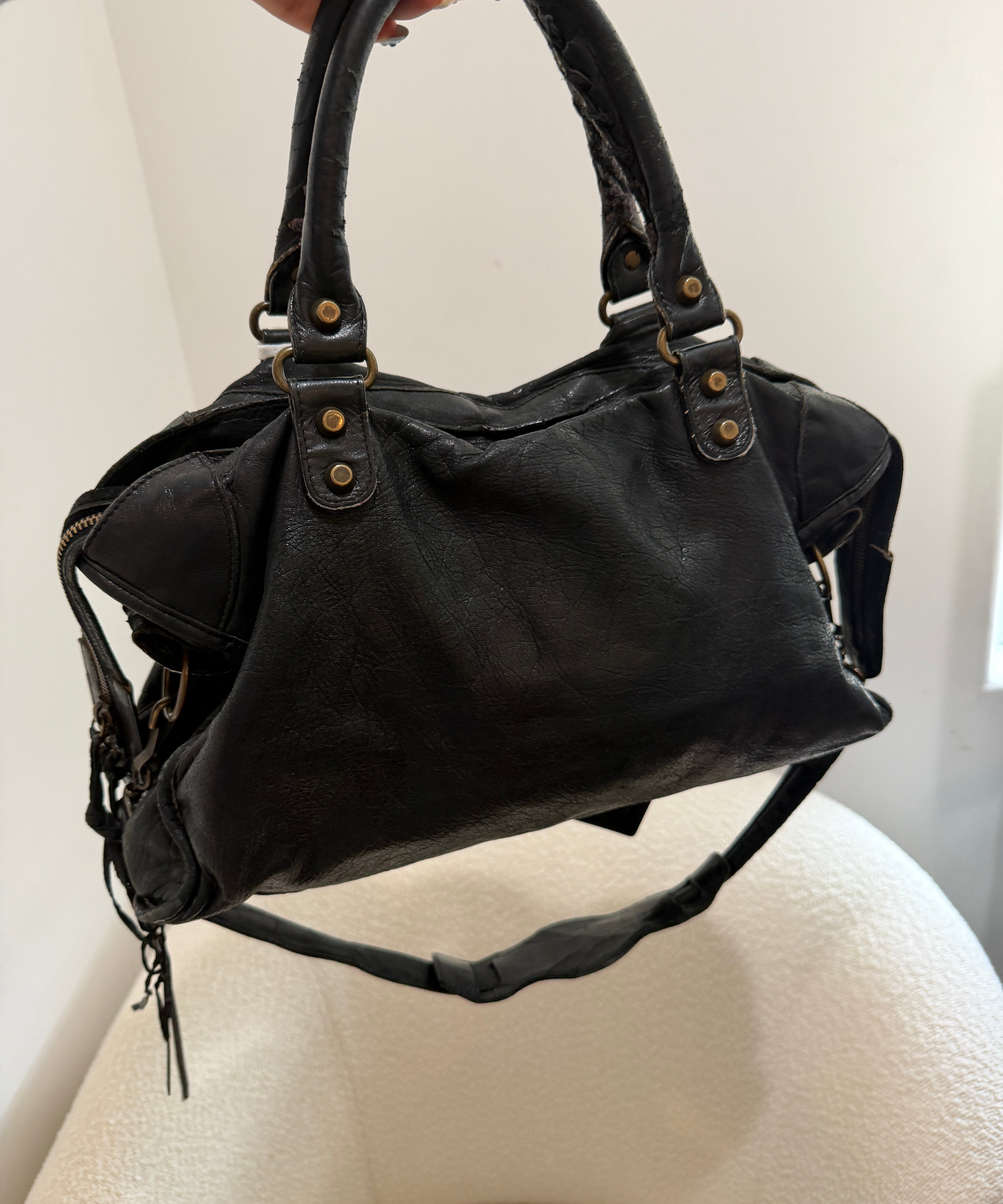 Black Balenciaga Medium Classic City Bag