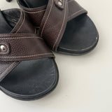 Coach Brown Peep-toe Heels (Size 8)