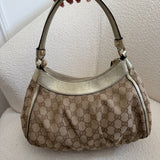 Gold Gucci Mini D-Ring Shoulder Bag