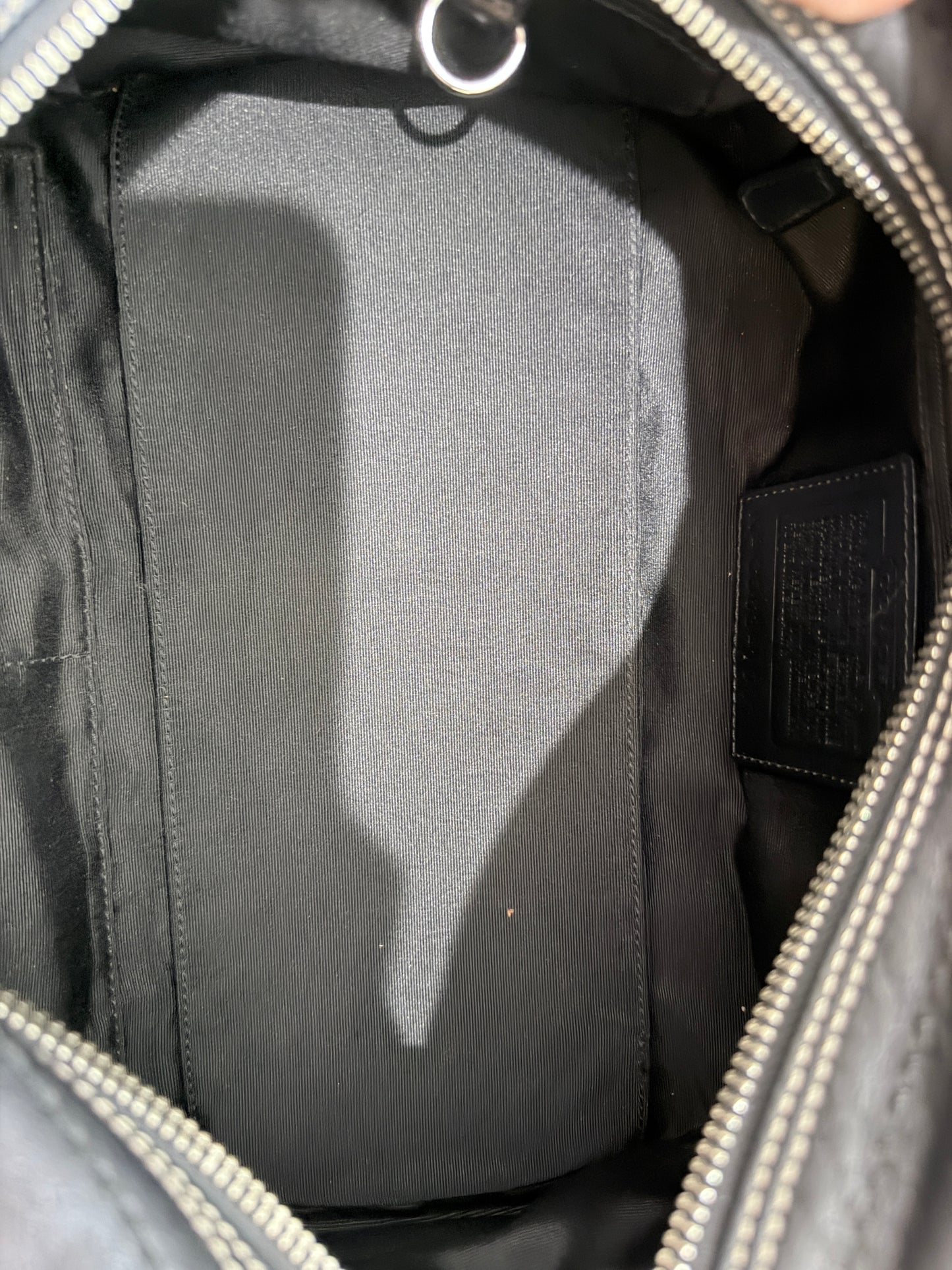 Black Coach Signature Soho Satchel Bag