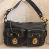 Coach Black Legacy Turnlock Bag