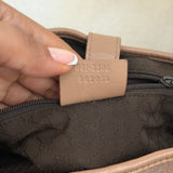 Taupe Suede Gucci Jackie Shoulder Bag