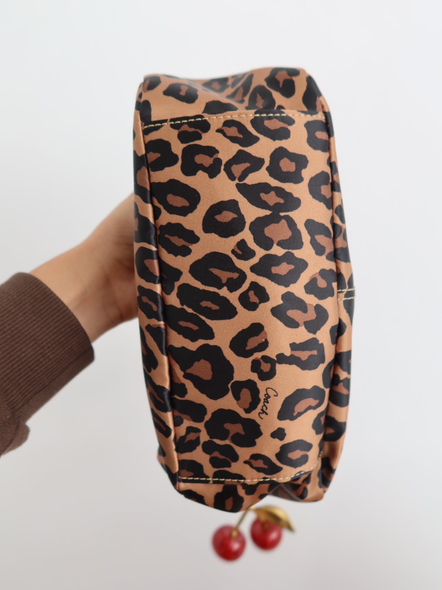 Coach Leopard Print Madison Mini Bag