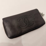 Chanel Black Patent Luxe Ligne Bowler Bag Set