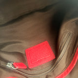 Coach Red Leather Soho Sufflette Shoulder Bag