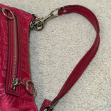 Coach Pink Poppy Signature Shoulder Bag