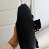 Fendi Black Baguette Cloth Shoulder Bag