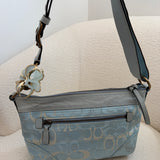 Coach Baby Blue Optic Shoulder Bag