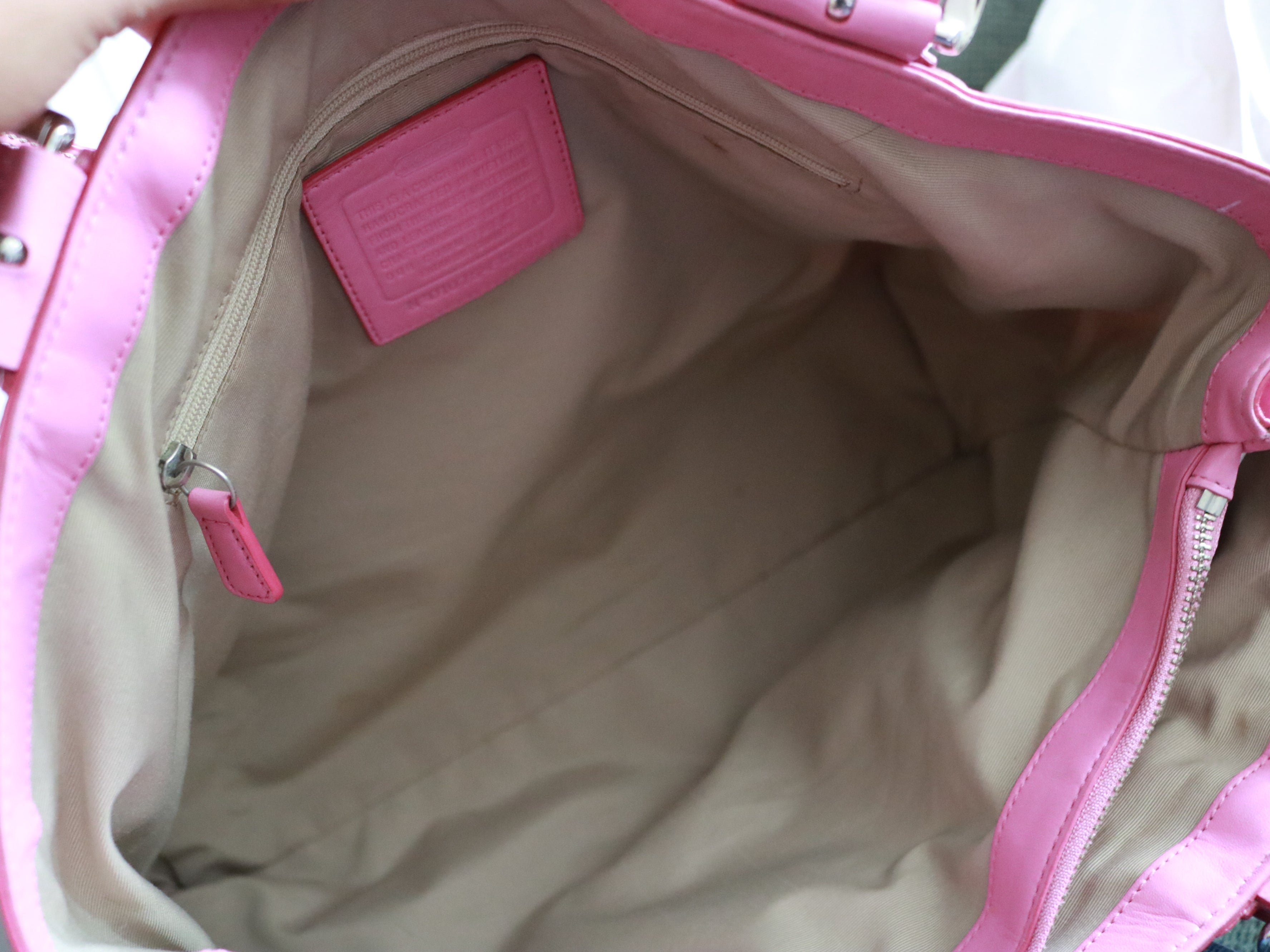Rare Pink Coach Signature Soho Tote Bag – Couture Collective
