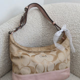 Rare Pink Coach Signature Shoulder Bag