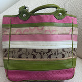 Spring Daisy Coach Bleeker Signature Tote Bag