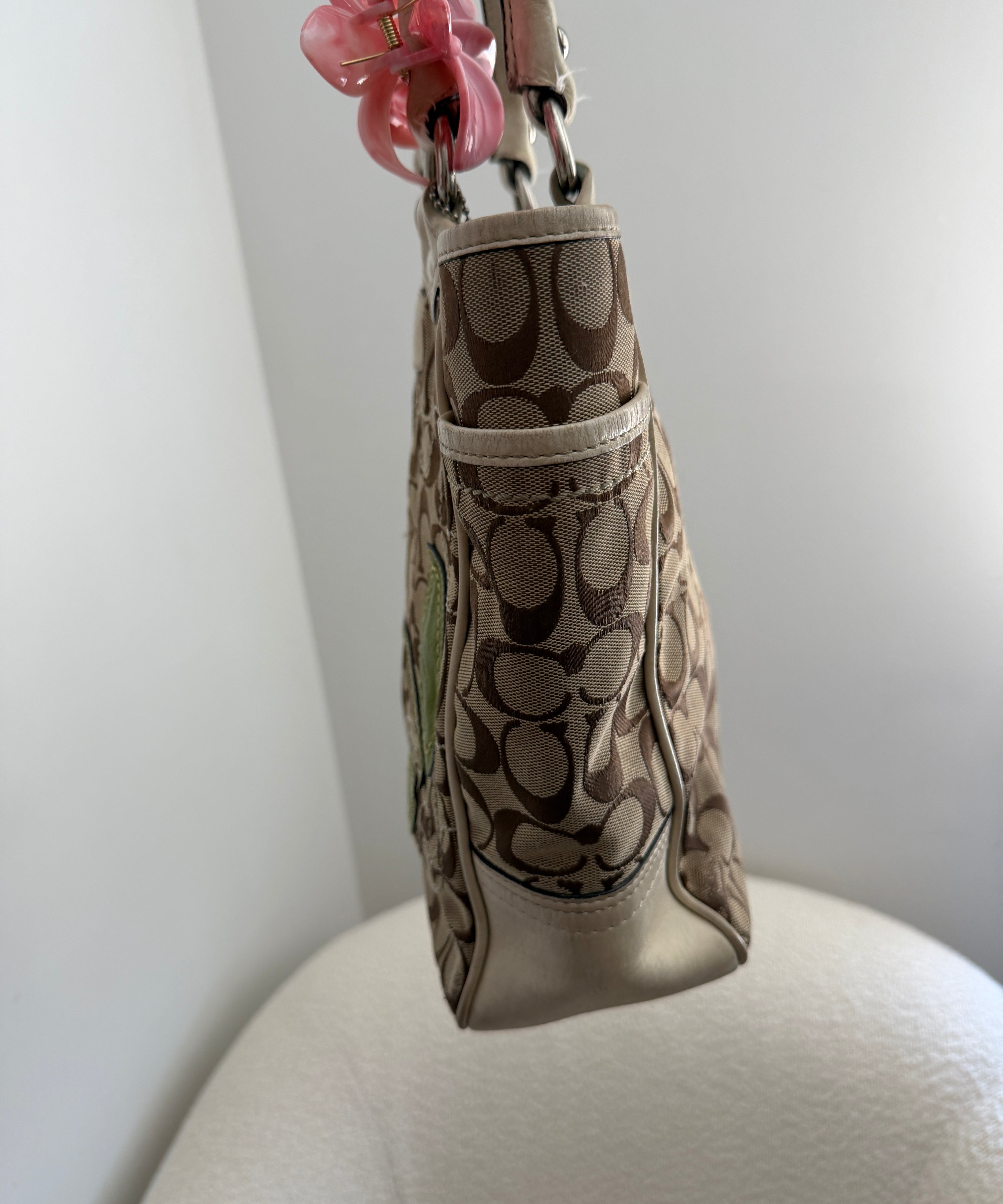 Spring Daisy Coach Signature Tote Bag