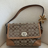 Coach Tan Hamptons Shoulder Bag