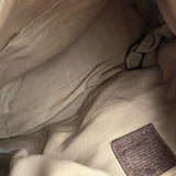Rare Coach Chocolate Cotton Large Carly Bag