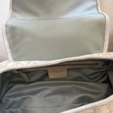 White Dior Romantique Barrel Bag