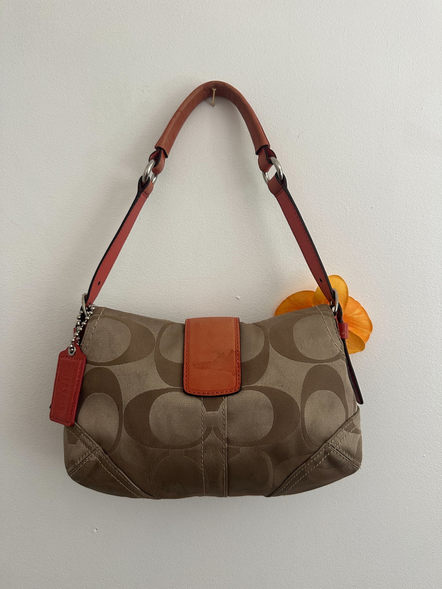 Coach Orange Mini Soho Bag