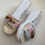 Coach Scribble Optic Peep-Toe Fionah Wedges (8)