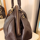 Brown Guccissima Sukey Boston Tote Bag