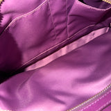 Coach Purple Leather Maggie Bag