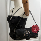 Coach Black Soho Demi Flap Bag