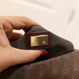 Brown Fendi Zucca Shoulder Bag