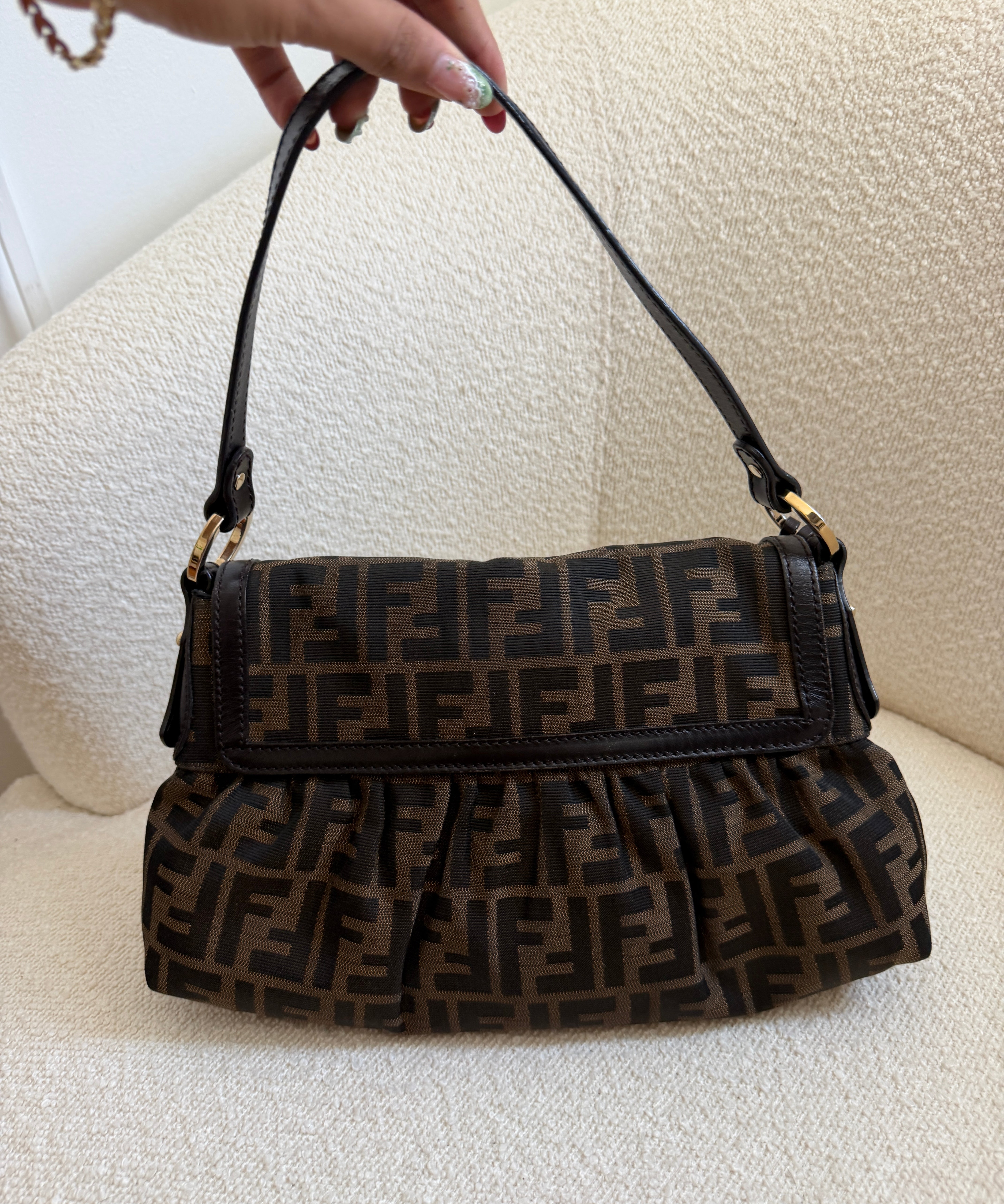Fendi Zucca Chef Shoulder Bag
