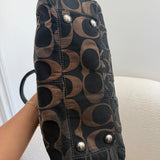 Black Optic Signature Coach Garnett Turnlock Bag