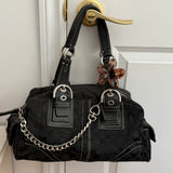 Black Coach Soho Mia Satchel Bag