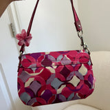 Coach Pink Op Art  Signature Shoulder Bag