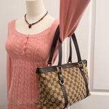 Brown Gucci Abbey Mini Tote Bag
