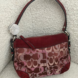 Coach Burgundy Chelsea Shoulder Bag