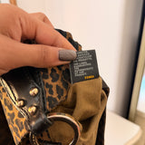 Fendi Zucca / Leopard Chef Shoulder Bag