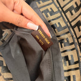Fendi Zucca Mia Flap Shoulder Bag
